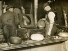 Curling stone workers